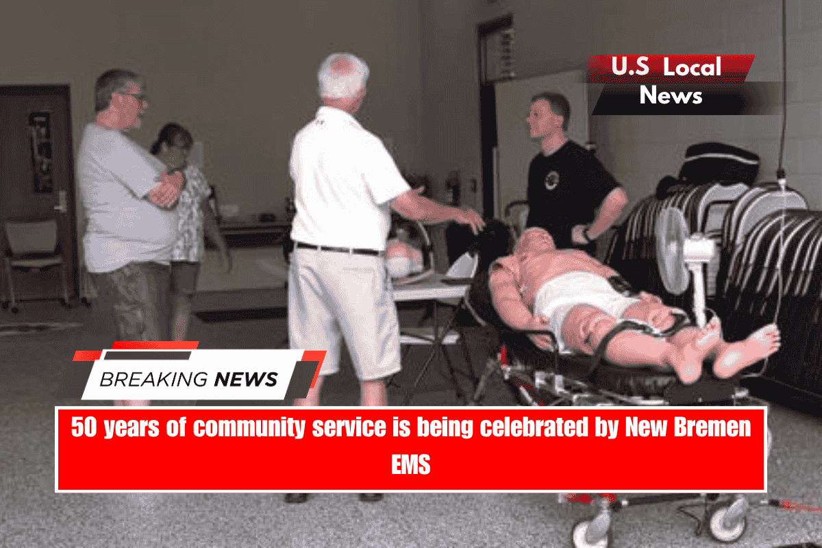 50 years of community service is being celebrated by New Bremen EMS