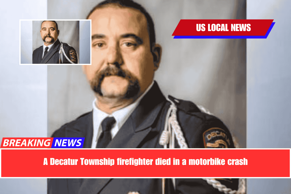 A Decatur Township firefighter died in a motorbike crash