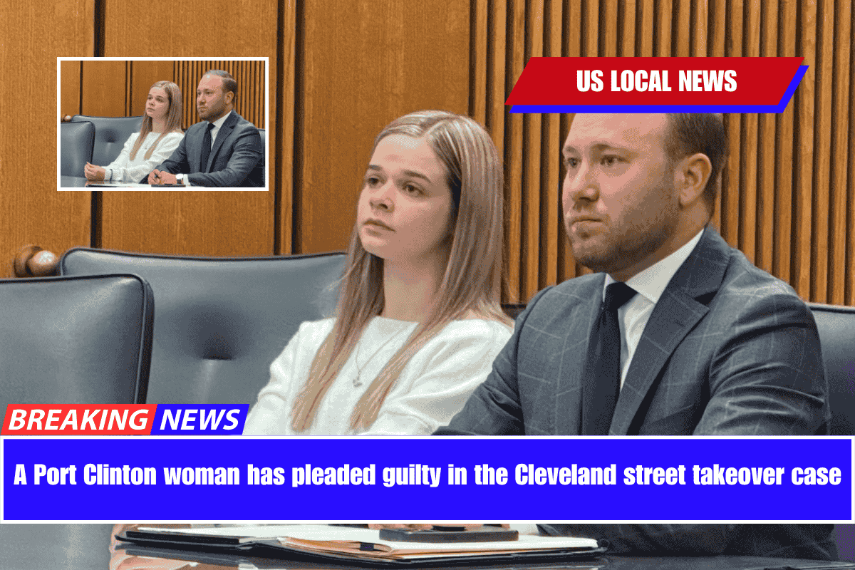 A Port Clinton woman has pleaded guilty in the Cleveland street takeover case