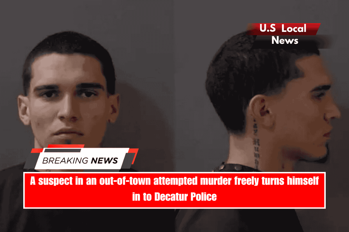 A suspect in an out-of-town attempted murder freely turns himself in to Decatur Police