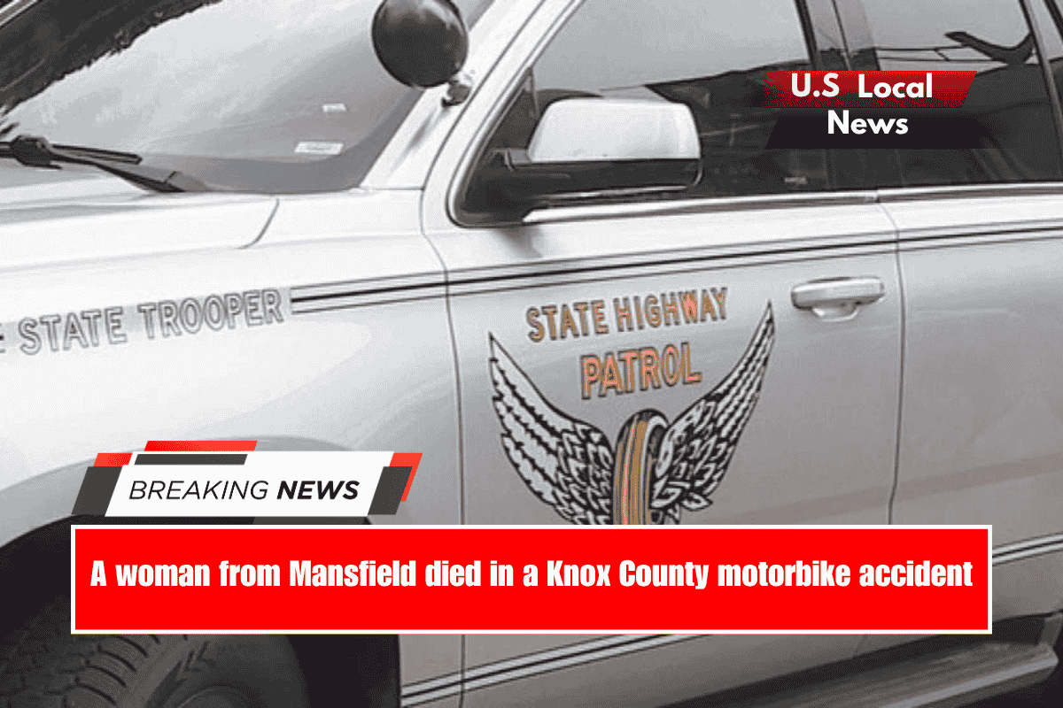 A woman from Mansfield died in a Knox County motorbike accident