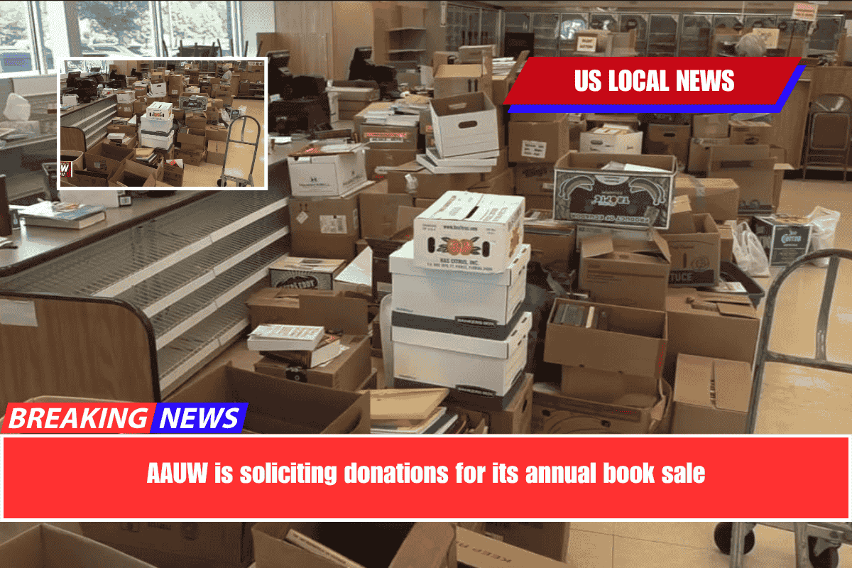 AAUW is soliciting donations for its annual book sale