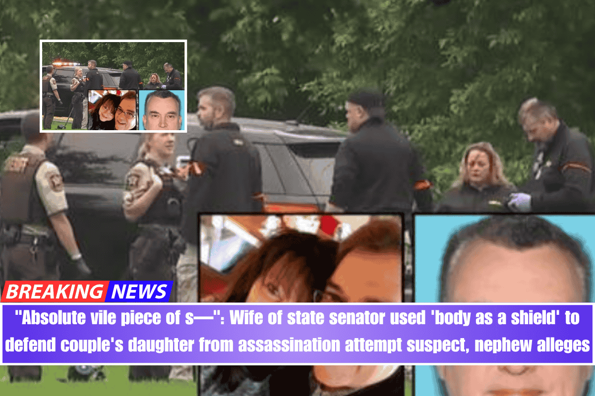Absolute vile piece of s— Wife of state senator used 'body as a shield' to defend couple's daughter from assassination attempt suspect, nephew alleges