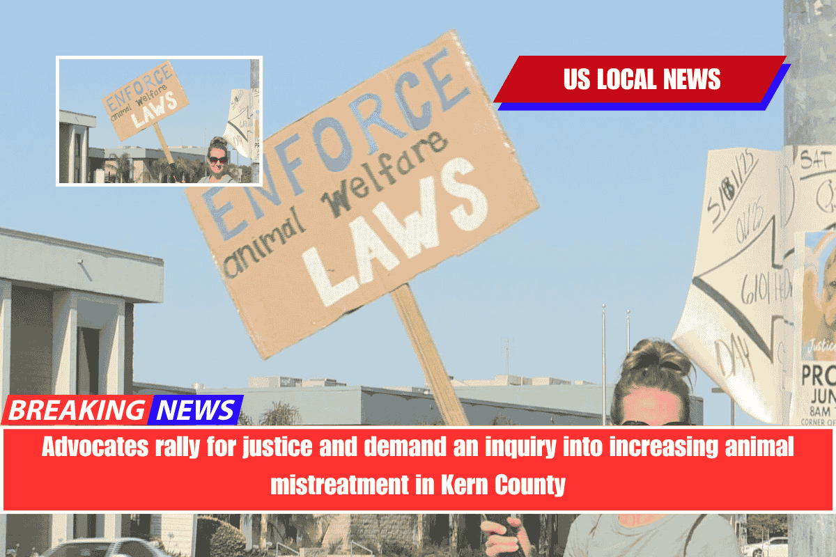 Advocates rally for justice and demand an inquiry into increasing animal mistreatment in Kern County