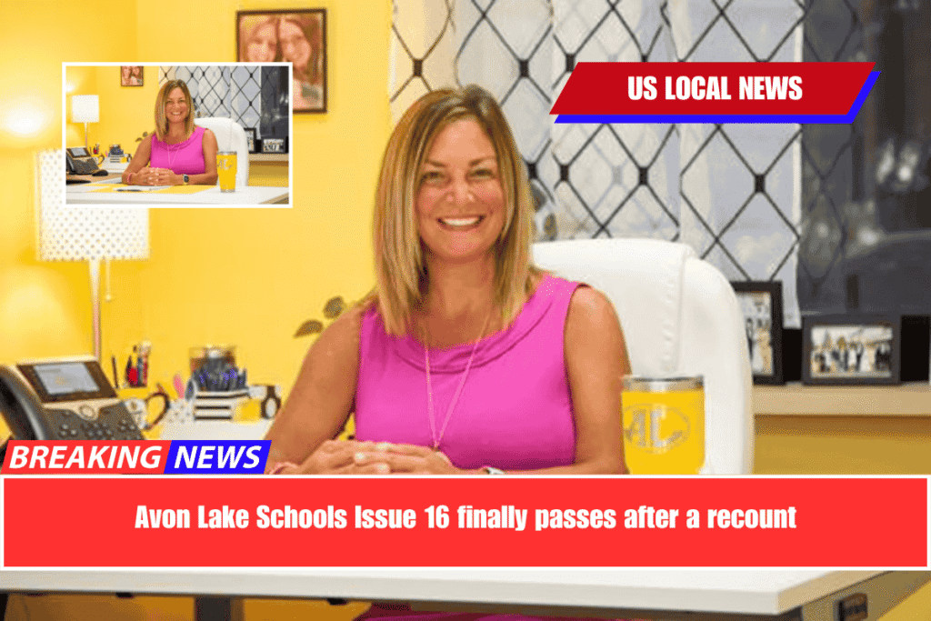 Avon Lake Schools Issue 16 finally passes after a recount