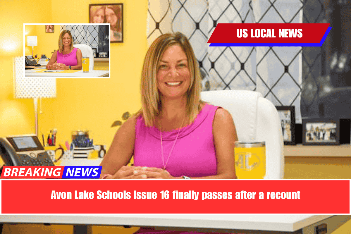 Avon Lake Schools Issue 16 finally passes after a recount