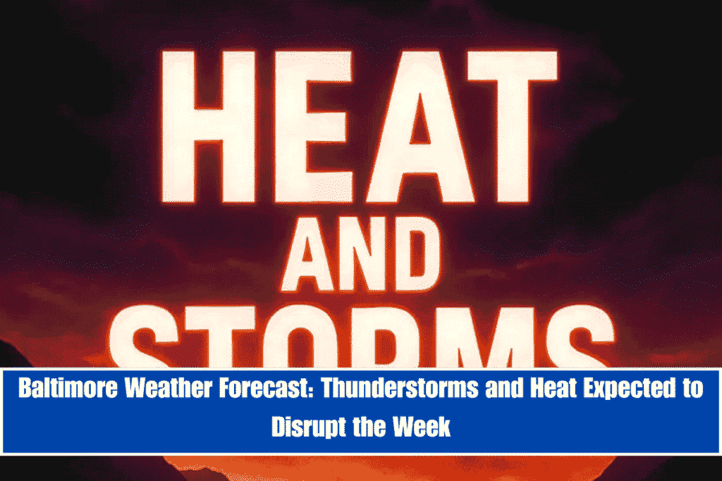 Baltimore Weather Forecast Thunderstorms and Heat Expected to Disrupt the Week