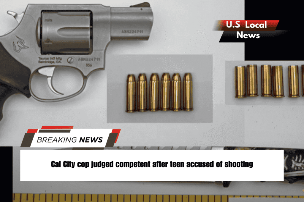 Cal City cop judged competent after teen accused of shooting