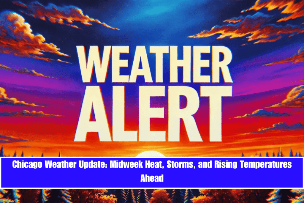 Chicago Weather Update Midweek Heat, Storms, and Rising Temperatures Ahead