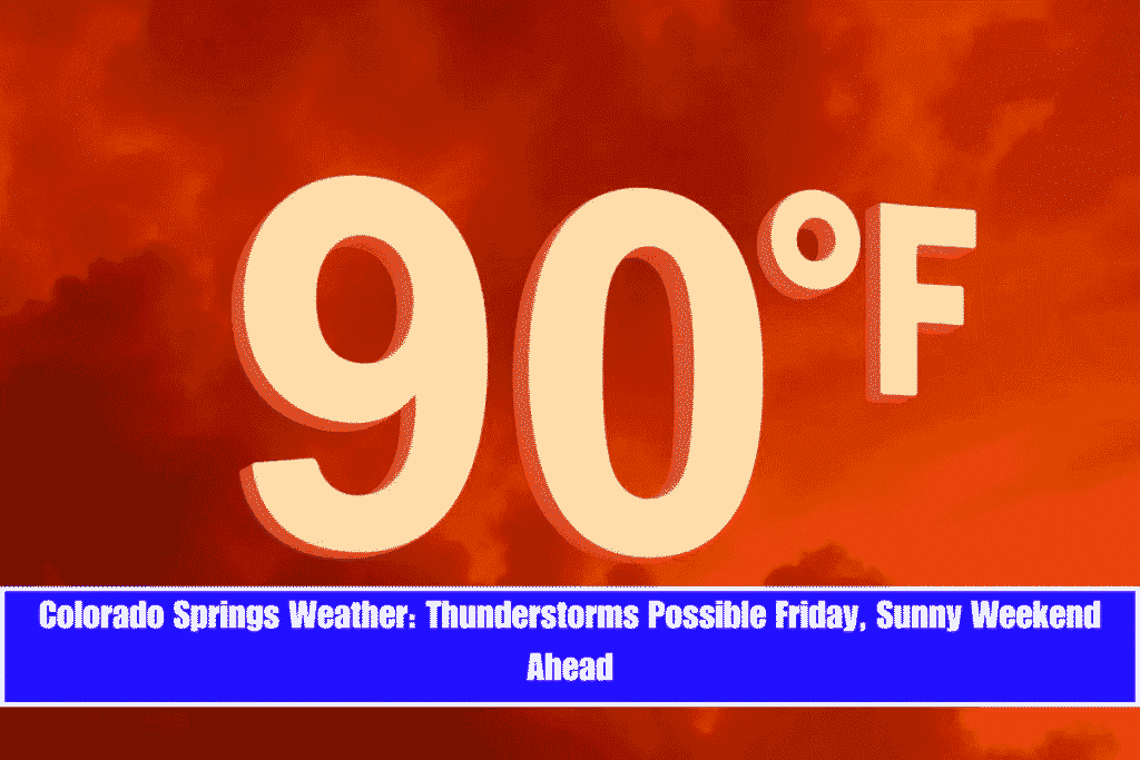 Colorado Springs Weather Thunderstorms Possible Friday, Sunny Weekend Ahead