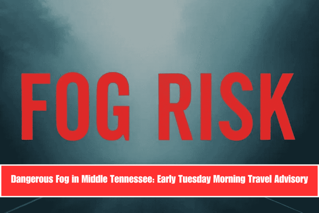 Dangerous Fog in Middle Tennessee Early Tuesday Morning Travel Advisory