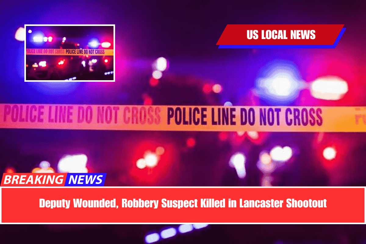 Deputy Wounded, Robbery Suspect Killed in Lancaster Shootout