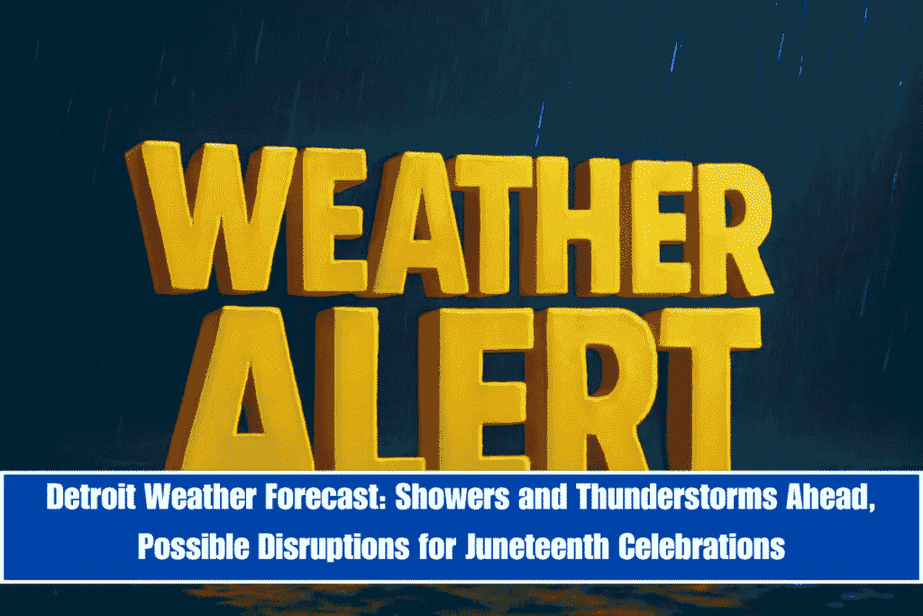 Detroit Weather Forecast Showers and Thunderstorms Ahead, Possible Disruptions for Juneteenth Celebrations