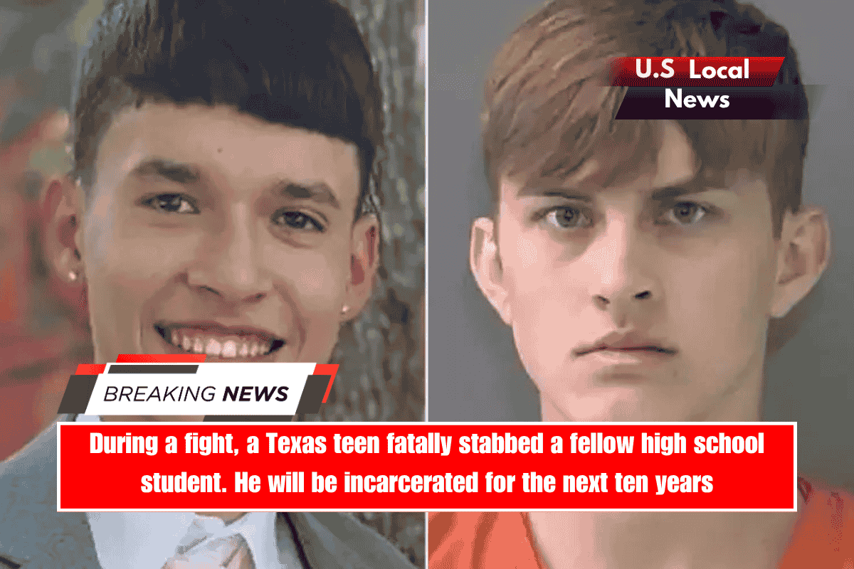During a fight, a Texas teen fatally stabbed a fellow high school student. He will be incarcerated for the next ten years