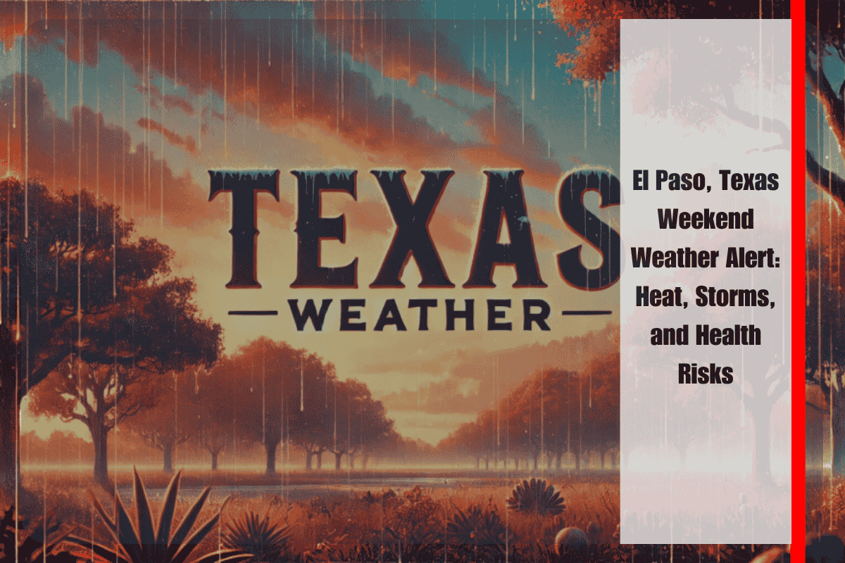 El Paso, Texas Weekend Weather Alert Heat, Storms, and Health Risks