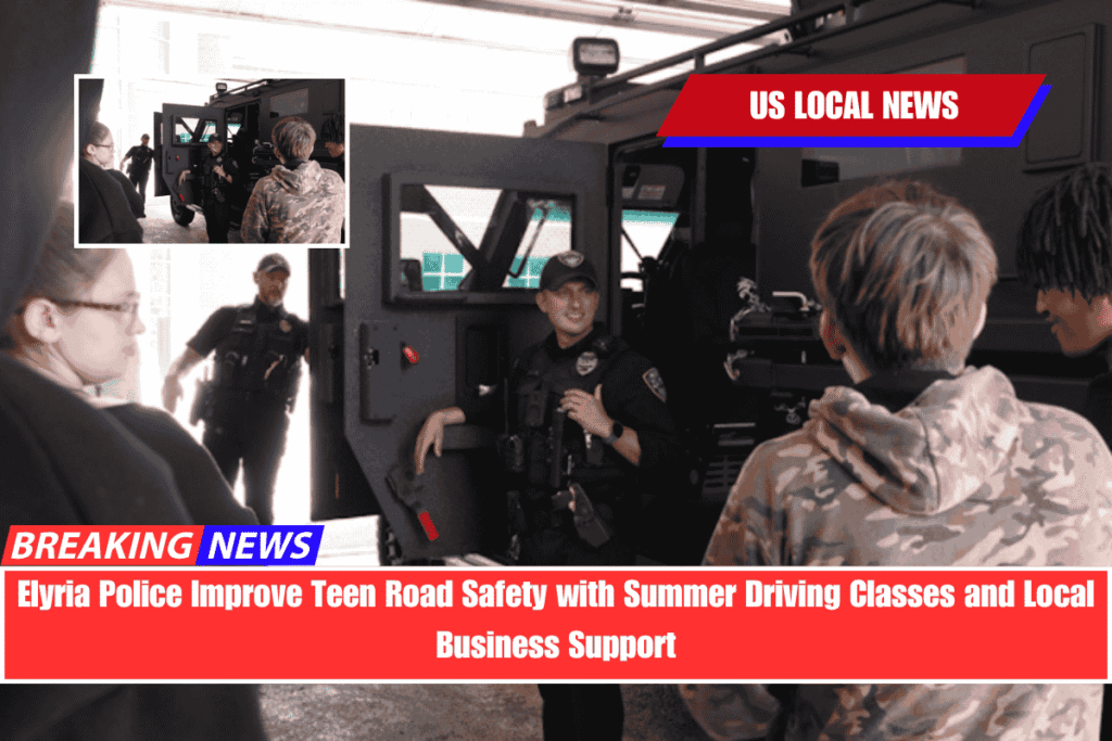 Elyria Police Improve Teen Road Safety with Summer Driving Classes and Local Business Support