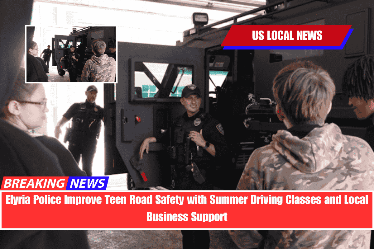 Elyria Police Improve Teen Road Safety with Summer Driving Classes and Local Business Support