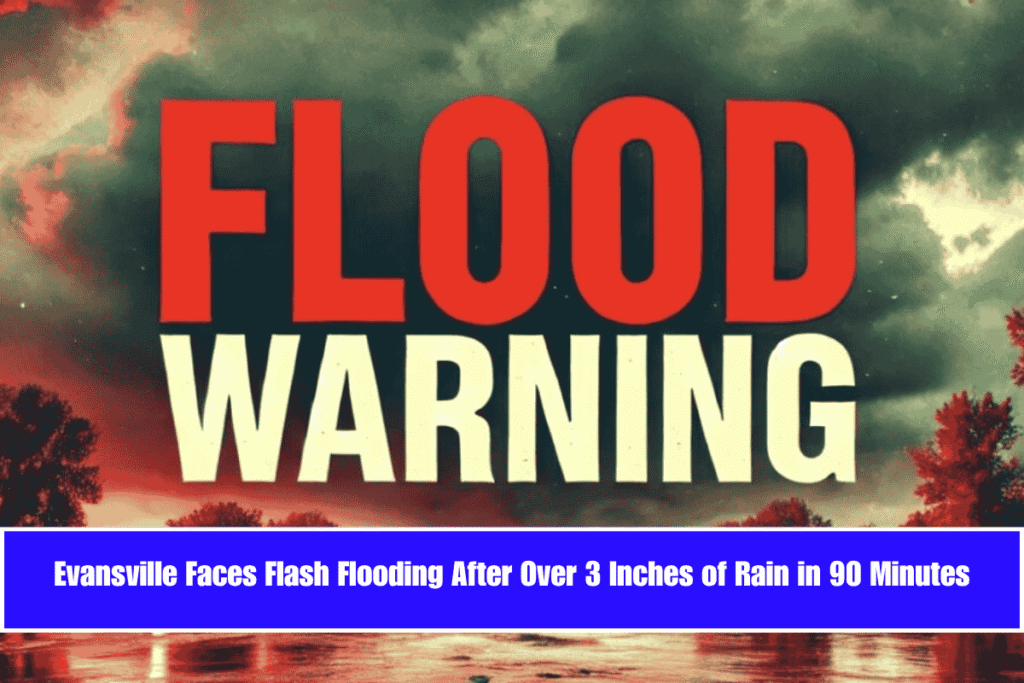 Evansville Faces Flash Flooding After Over 3 Inches of Rain in 90 Minutes