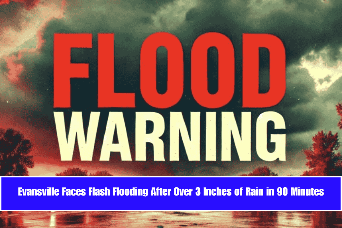 Evansville Faces Flash Flooding After Over 3 Inches of Rain in 90 Minutes