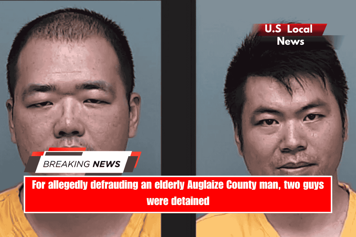For allegedly defrauding an elderly Auglaize County man, two guys were detained