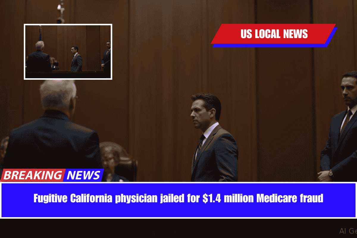 Fugitive California physician jailed for $1.4 million Medicare fraud