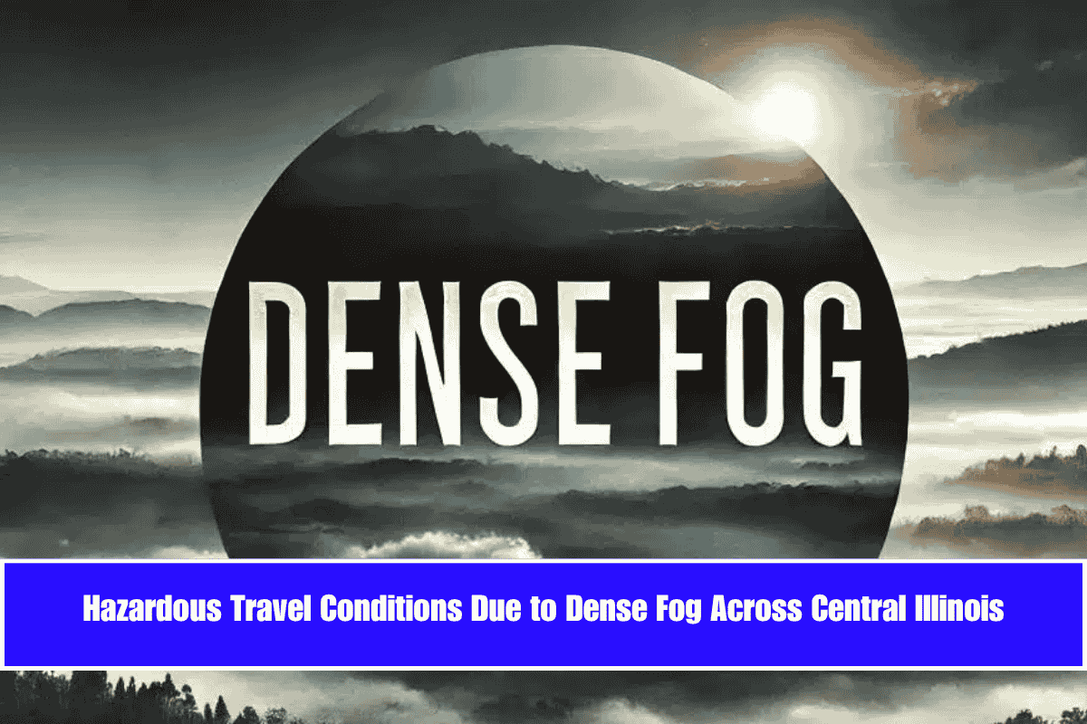 Hazardous Travel Conditions Due to Dense Fog Across Central Illinois