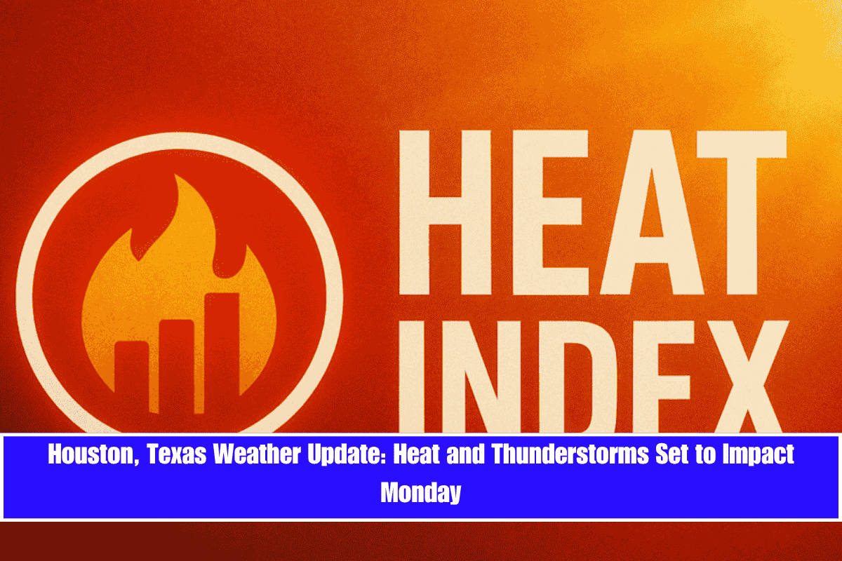 Houston, Texas Weather Update Heat and Thunderstorms Set to Impact Monday