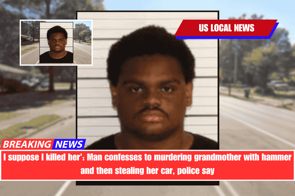 I suppose I killed her' Man confesses to murdering grandmother with hammer and then stealing her car, police say