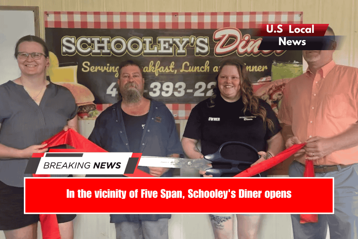 In the vicinity of Five Span, Schooley's Diner opens