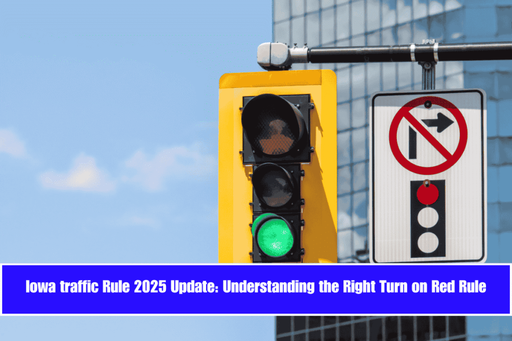 Iowa traffic Rule 2025 Update Understanding the Right Turn on Red Rule