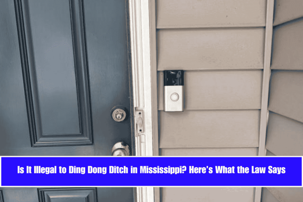 Is It Illegal to Ding Dong Ditch in Mississippi Here’s What the Law Says