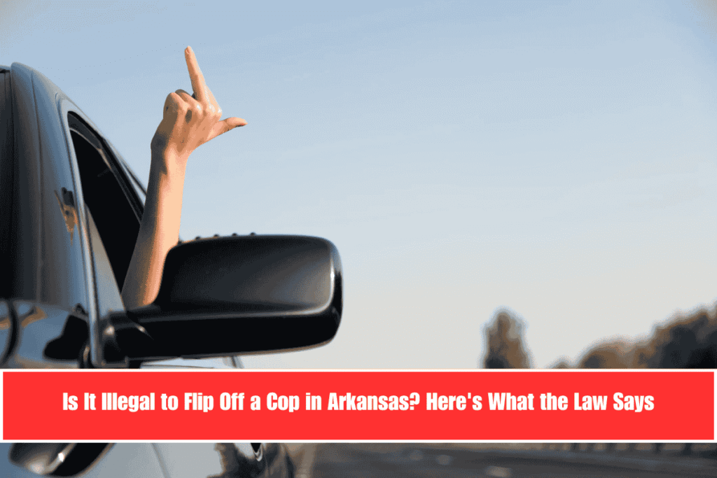 Is It Illegal to Flip Off a Cop in Arkansas Here's What the Law Says