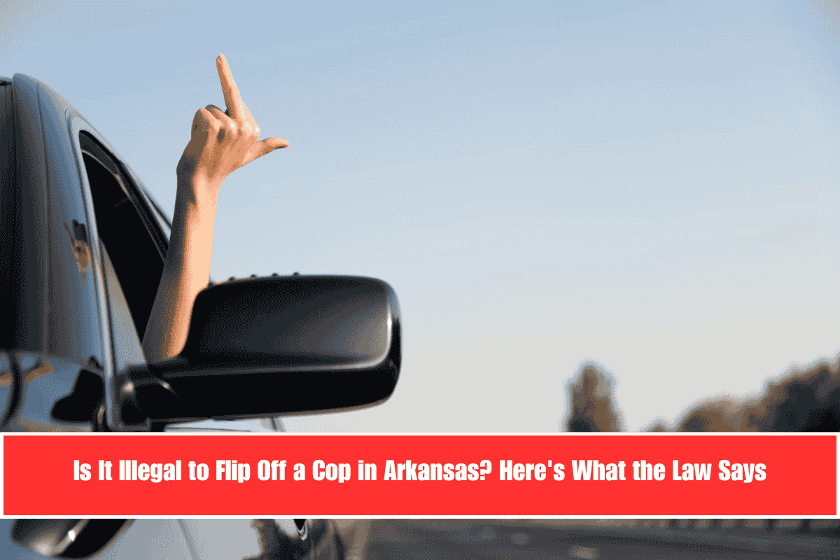 Is It Illegal to Flip Off a Cop in Arkansas Here's What the Law Says