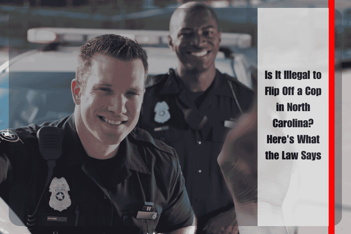 Is It Illegal to Flip Off a Cop in North Carolina Here's What the Law Says