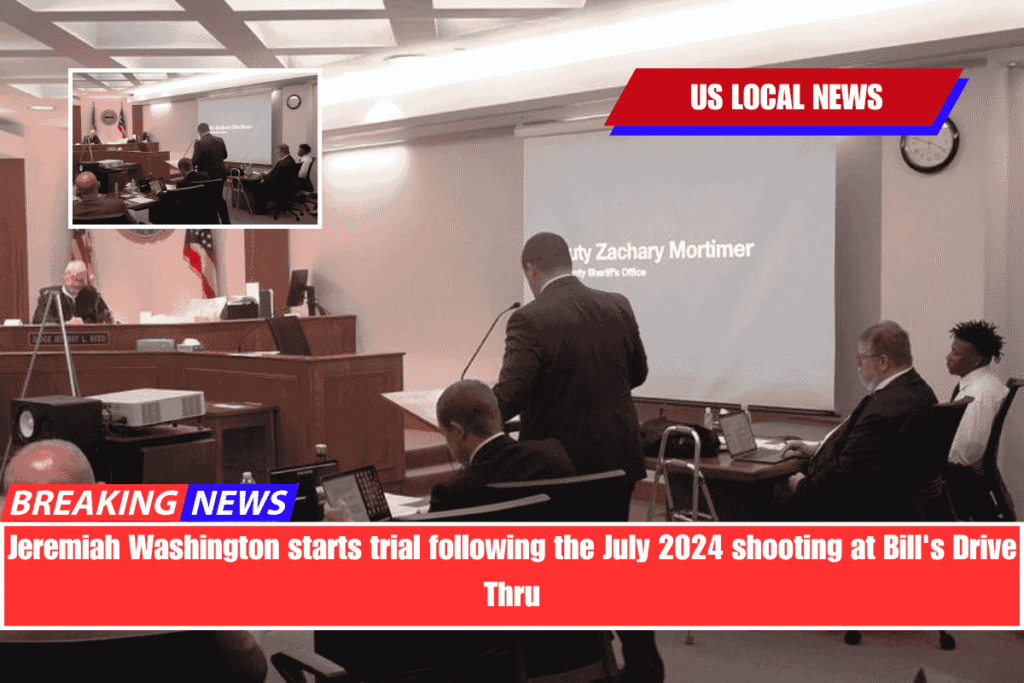 Jeremiah Washington starts trial following the July 2024 shooting at Bill's Drive Thru
