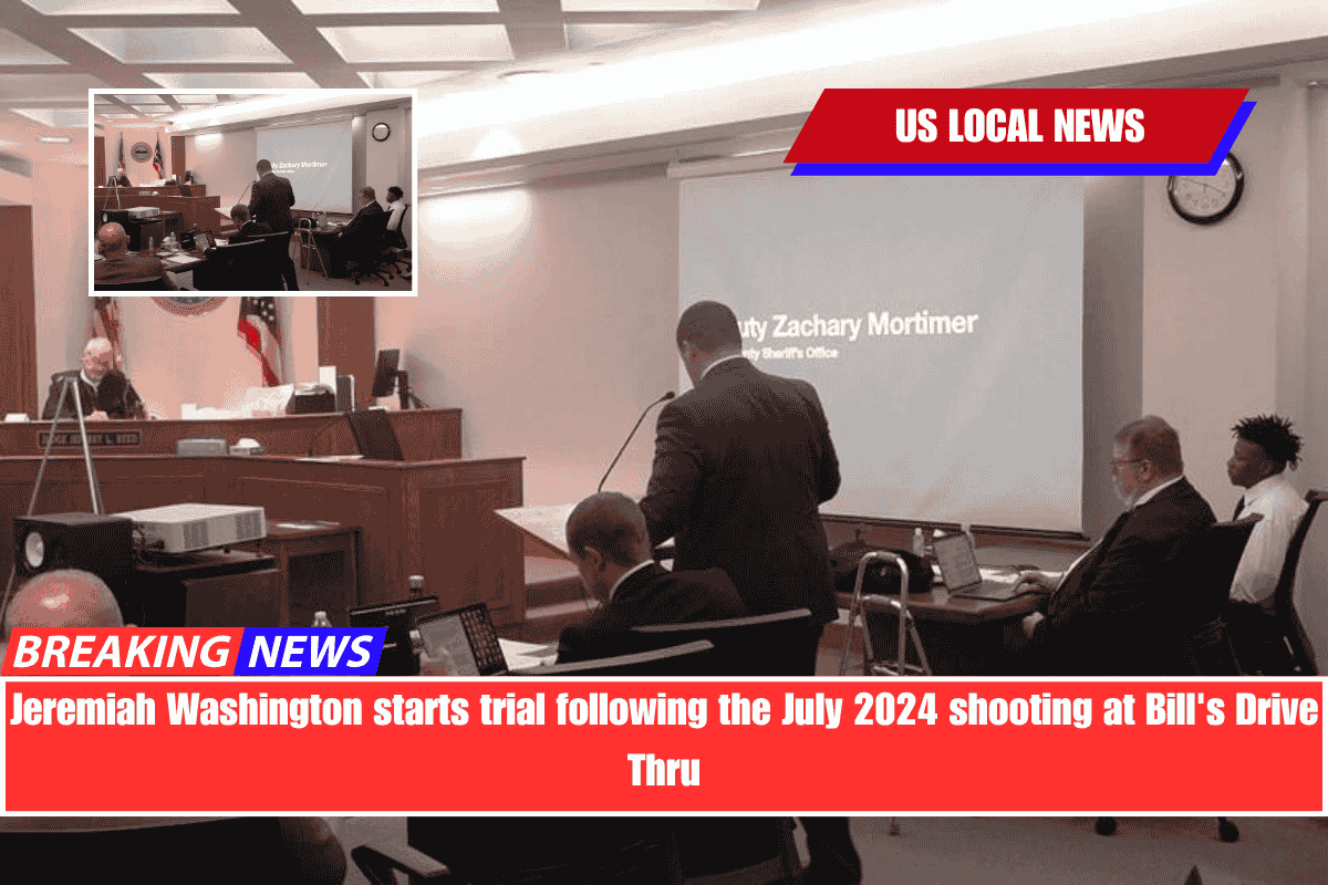 Jeremiah Washington starts trial following the July 2024 shooting at Bill's Drive Thru