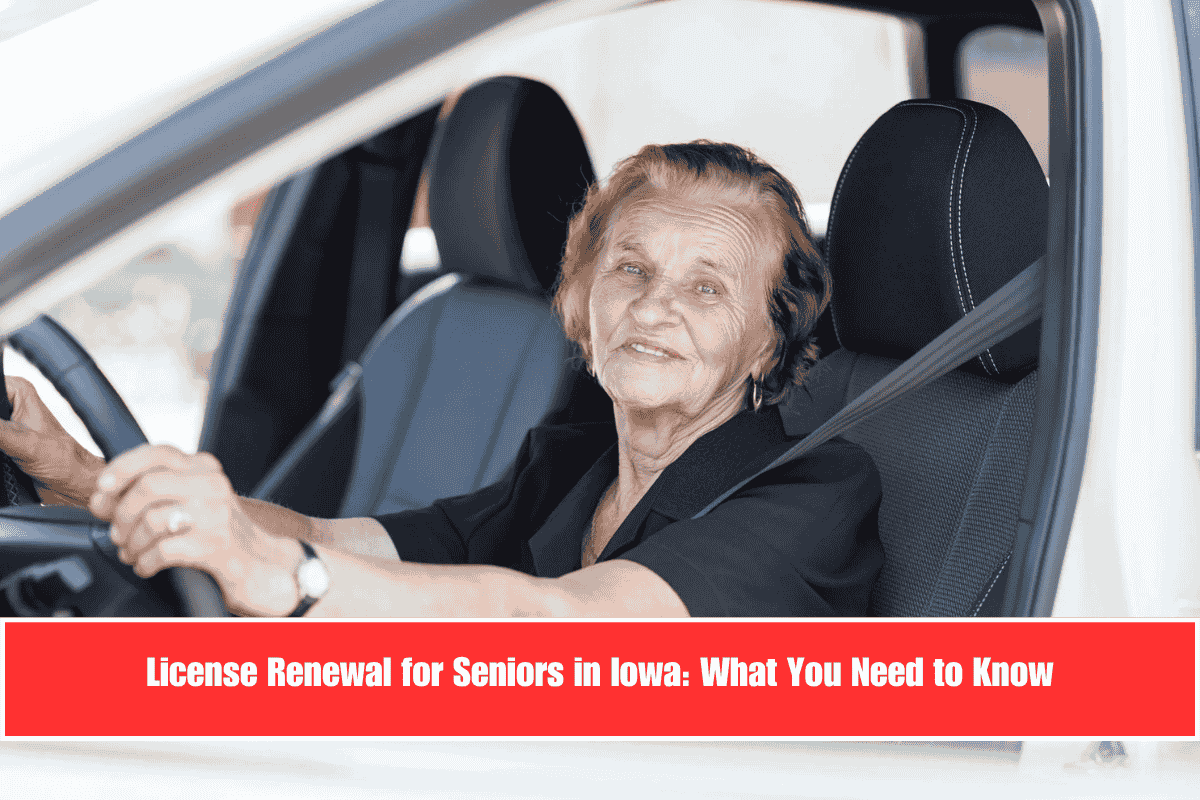 License Renewal for Seniors in Iowa What You Need to Know