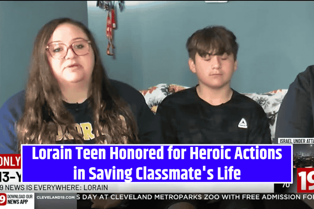 Lorain Teen Honored for Heroic Actions in Saving Classmate's Life