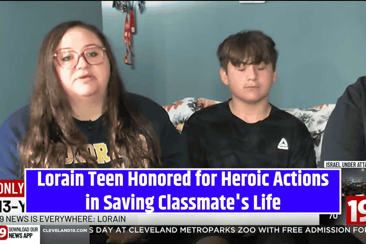 Lorain Teen Honored for Heroic Actions in Saving Classmate's Life