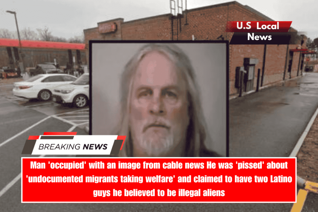Man 'occupied' with an image from cable news He was 'pissed' about 'undocumented migrants taking welfare' and claimed to have two Latino guys he believed to be illegal aliens