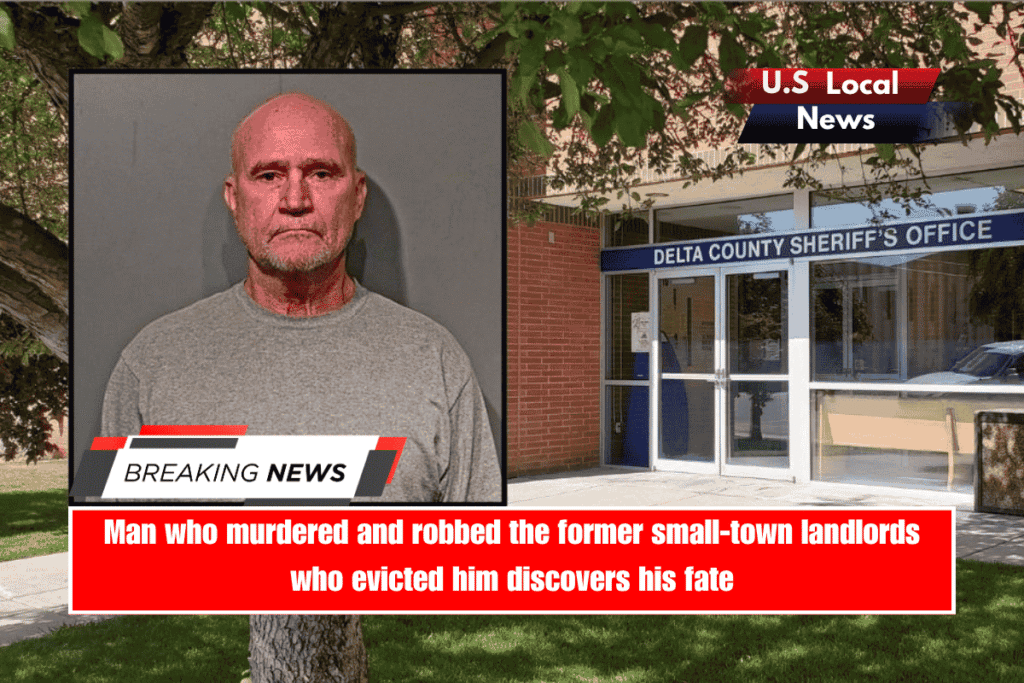 Man who murdered and robbed the former small-town landlords who evicted him discovers his fate