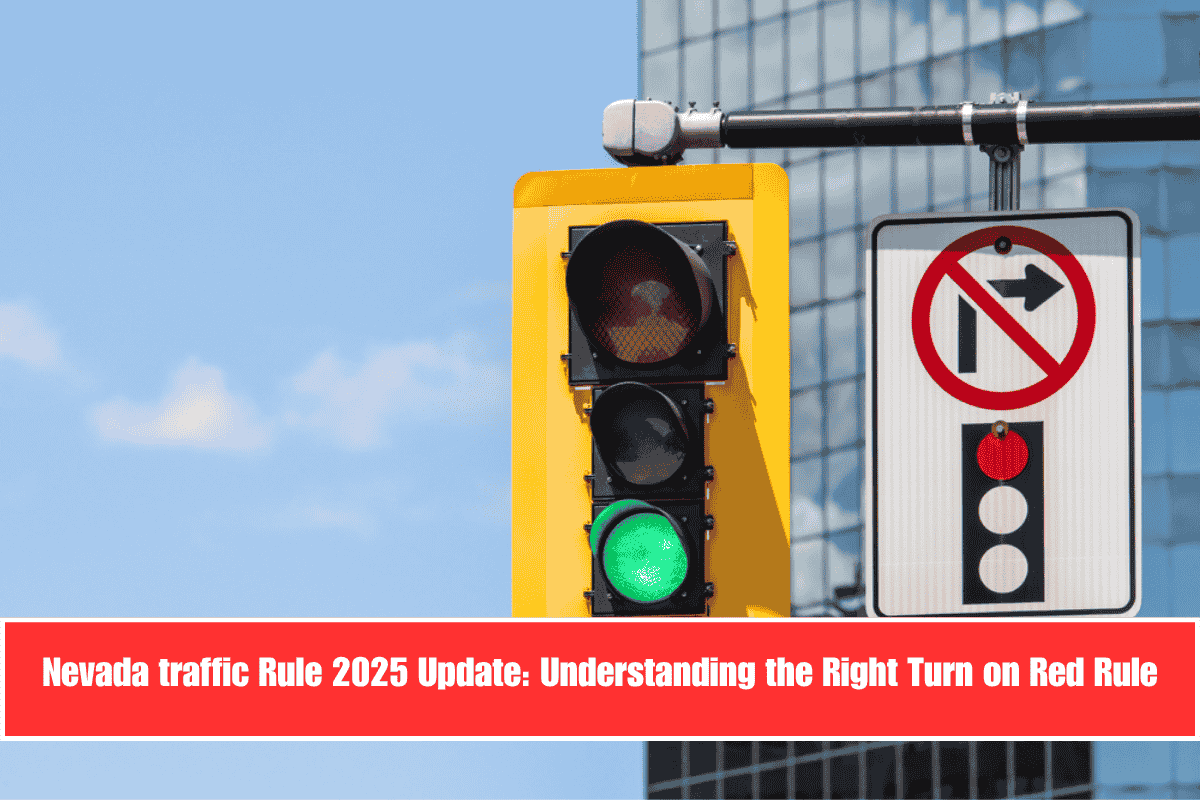 Nevada traffic Rule 2025 Update Understanding the Right Turn on Red Rule