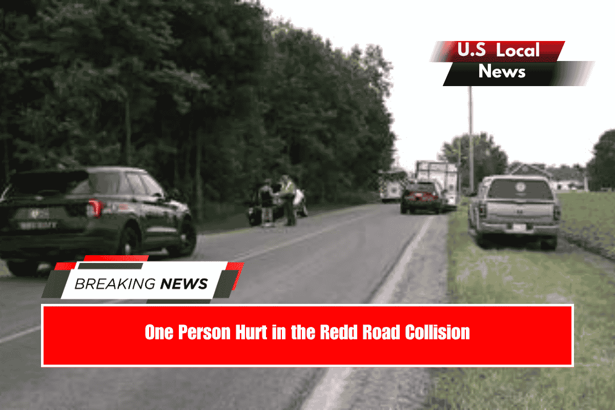 One Person Hurt in the Redd Road Collision