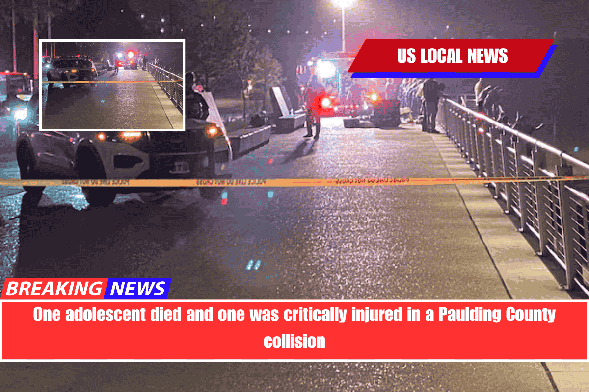 One adolescent died and one was critically injured in a Paulding County collision