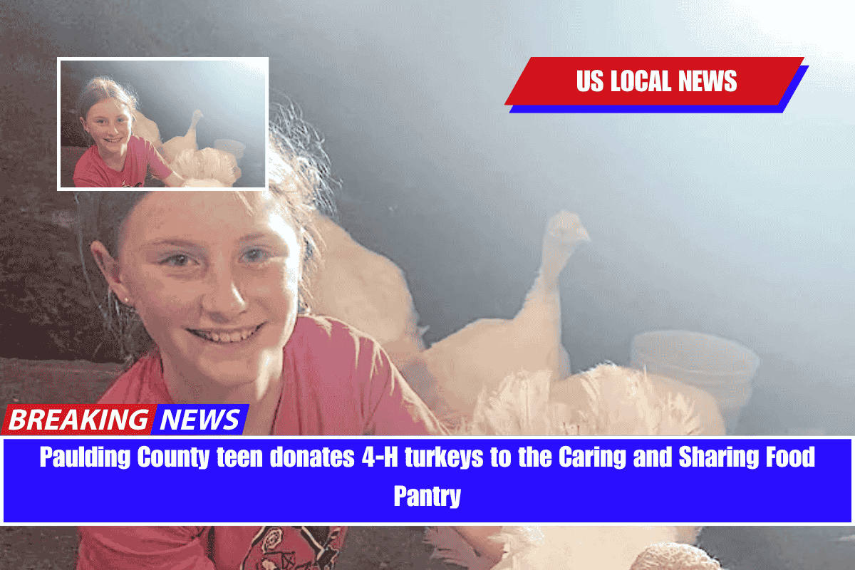 Paulding County teen donates 4-H turkeys to the Caring and Sharing Food Pantry