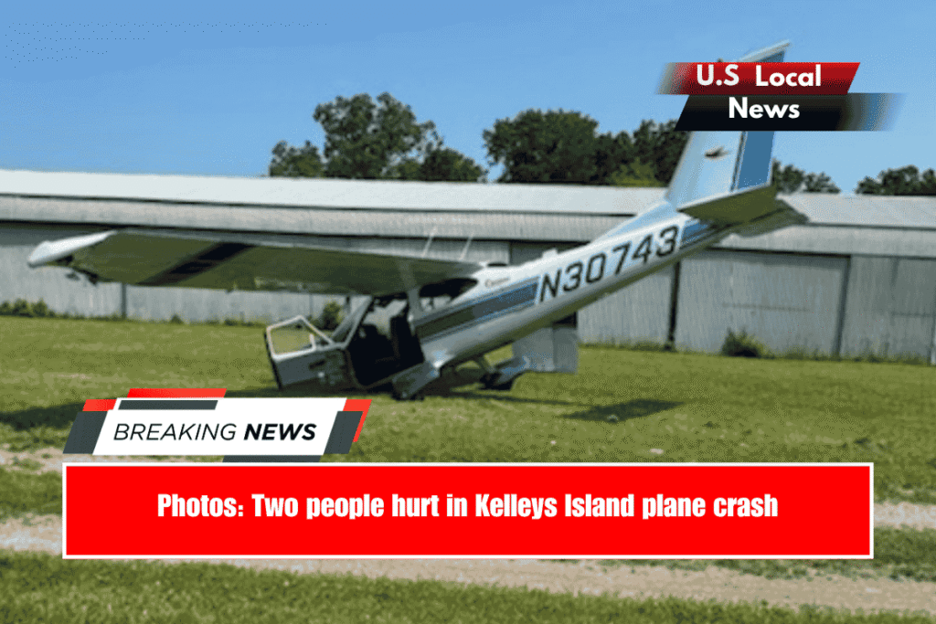 Photos Two people hurt in Kelleys Island plane crash