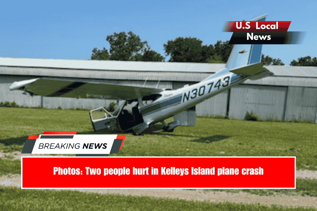 Photos Two people hurt in Kelleys Island plane crash