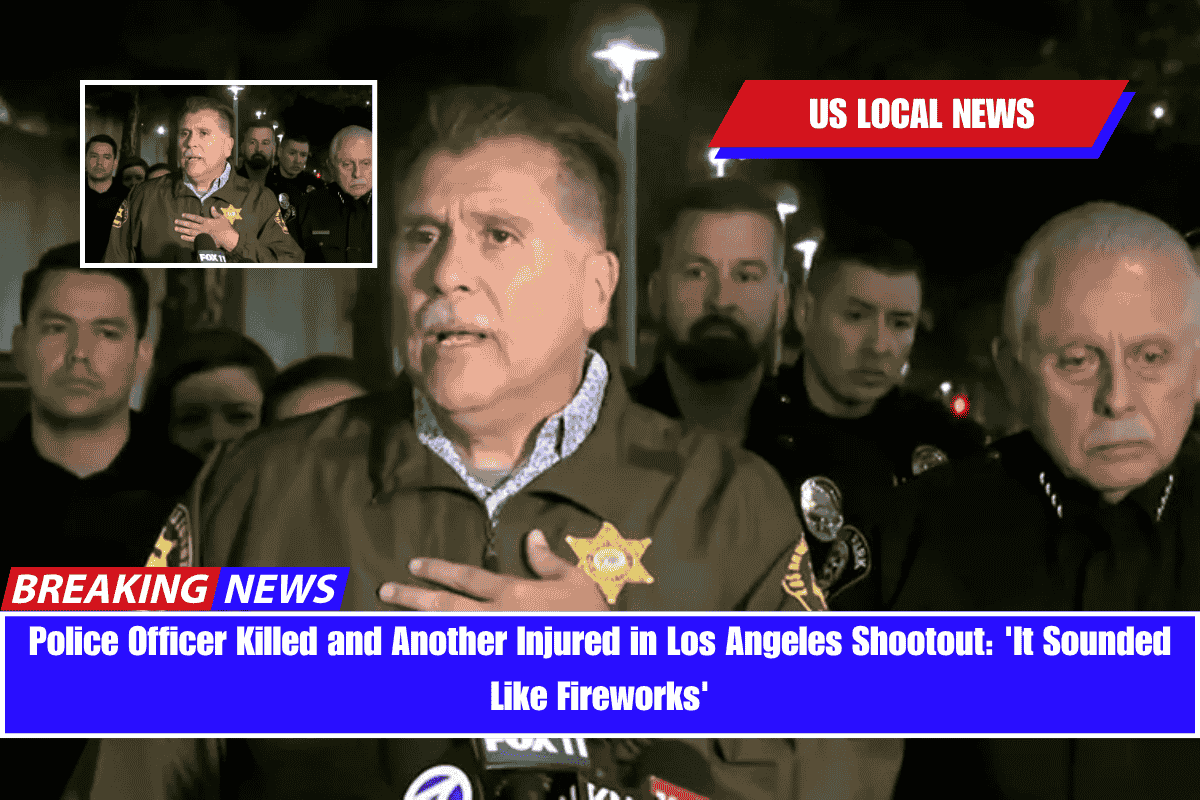 Police Officer Killed and Another Injured in Los Angeles Shootout 'It Sounded Like Fireworks'