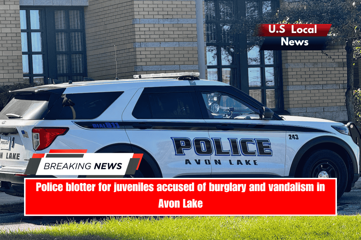 Police blotter for juveniles accused of burglary and vandalism in Avon Lake