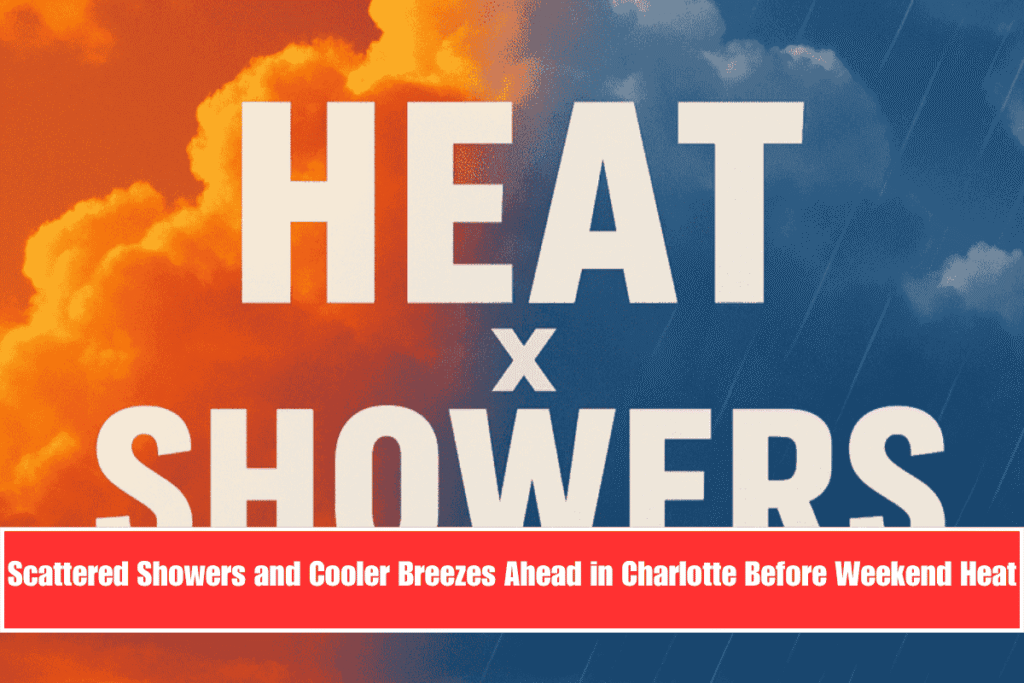 Scattered Showers and Cooler Breezes Ahead in Charlotte Before Weekend Heat